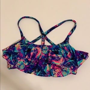 NWT PINK baiting suit top size S